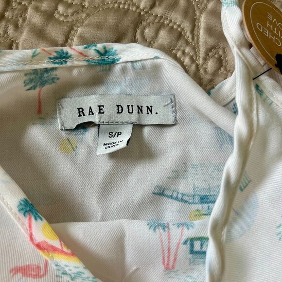 Rae Dunn Womens Tropical Print Camisole Tank Top - Picture 2 of 6